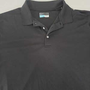 PGA Tour Men's Black Polo Shirt